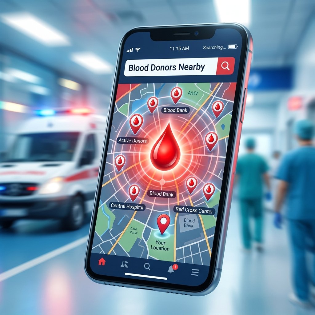 How to Find Blood Donors Nearby in an Emergency