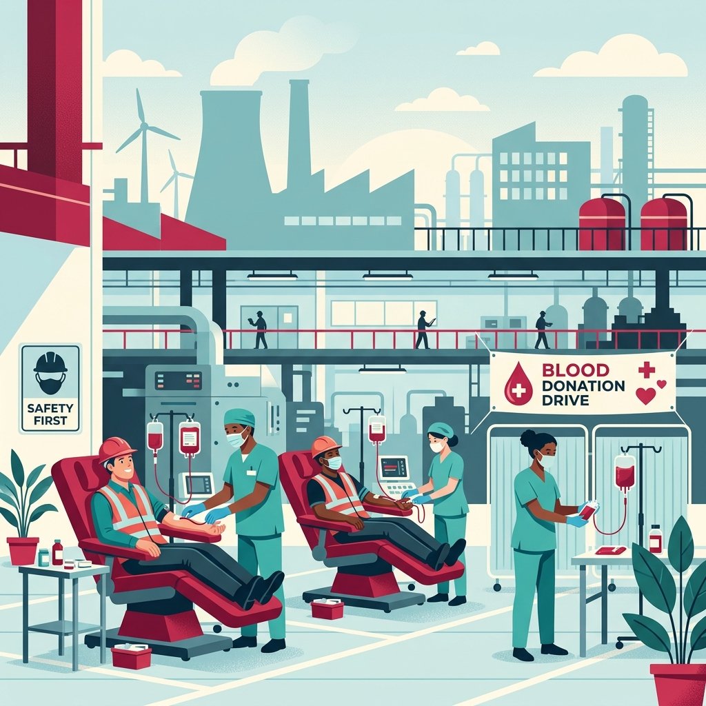 Industrial Safety and Blood Donation in Boisar