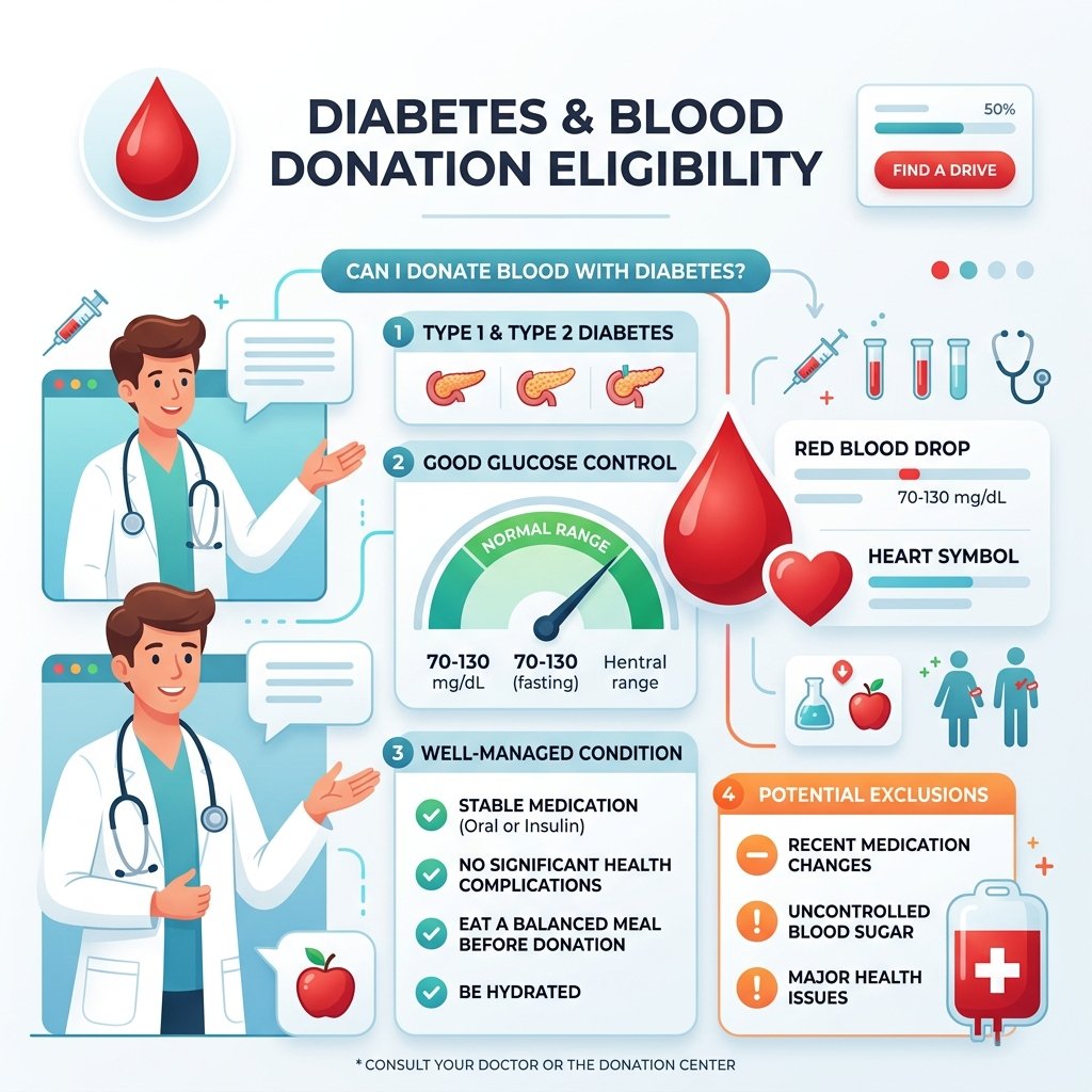 Can I Donate Blood if I Have Diabetes? A Complete Guide